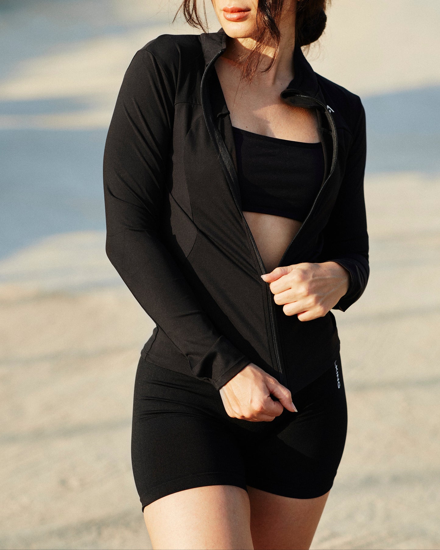 Chaqueta deportiva para mujer slim fit