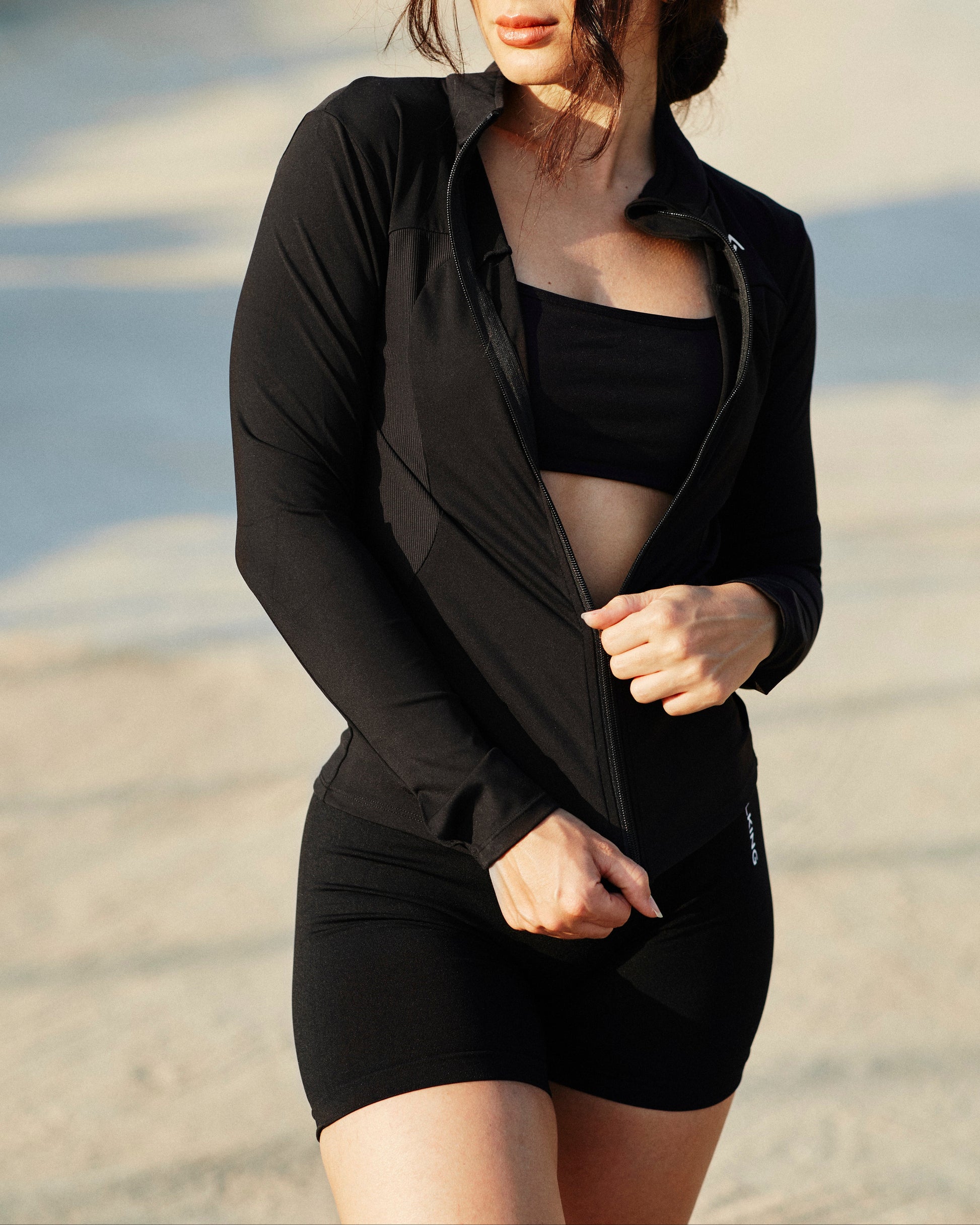 Chaqueta deportiva para mujer slim fit