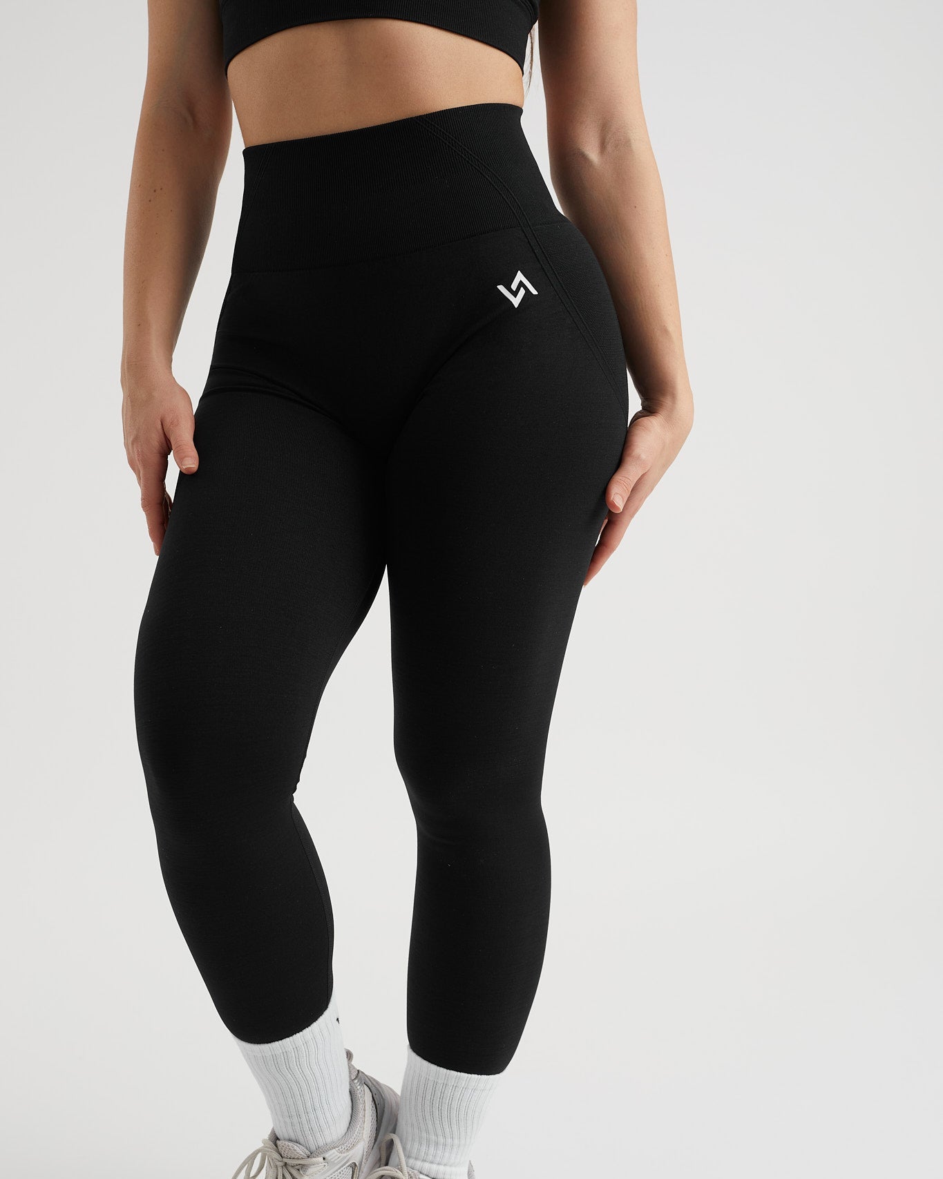 Legging deportivo tiro alto negro