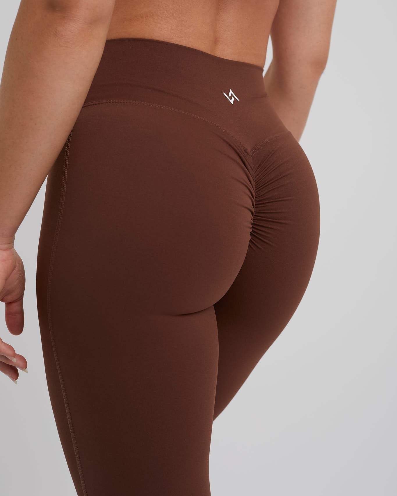 Legging campana marron para mujer