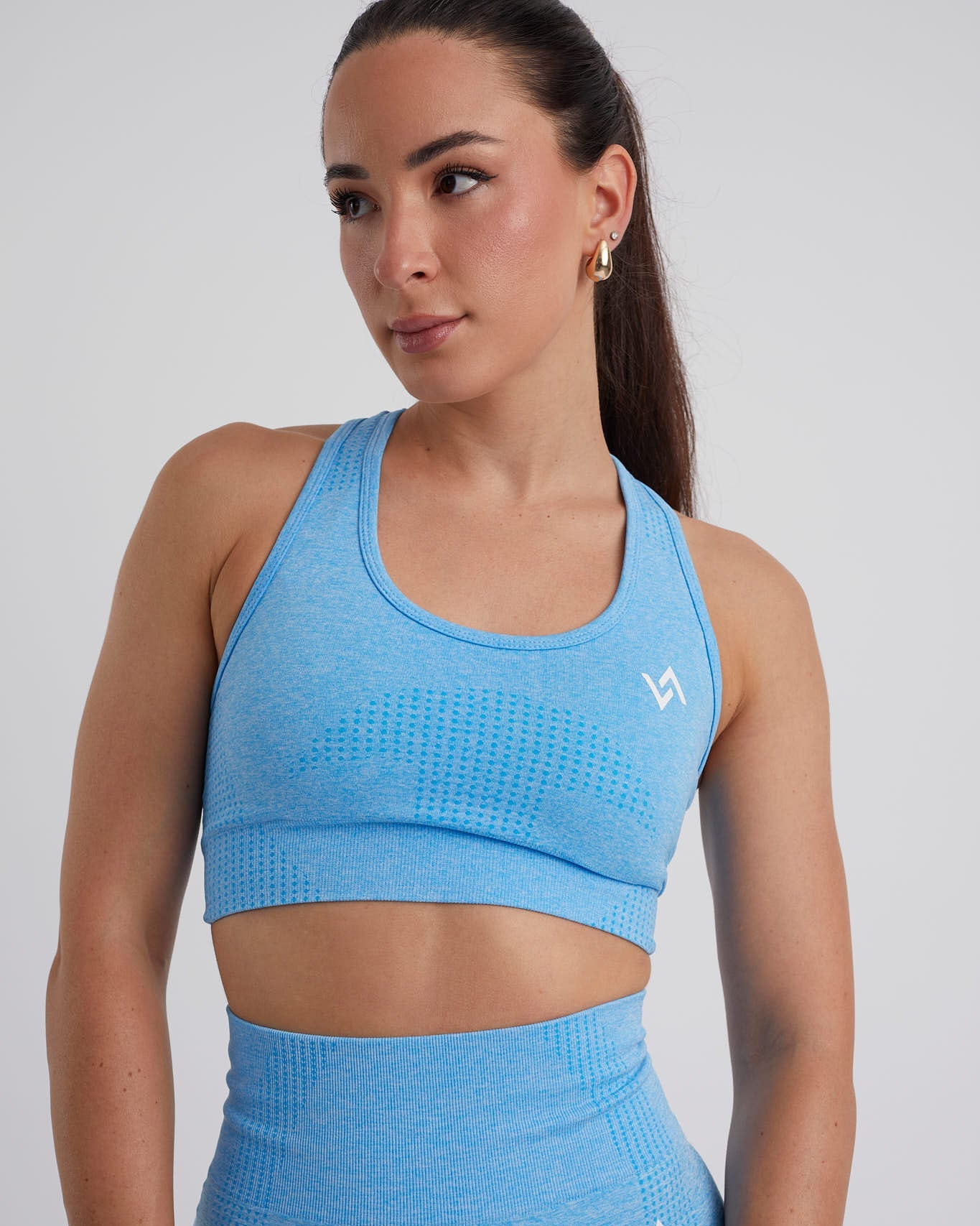 top deportivo tirante ancho azul cielo