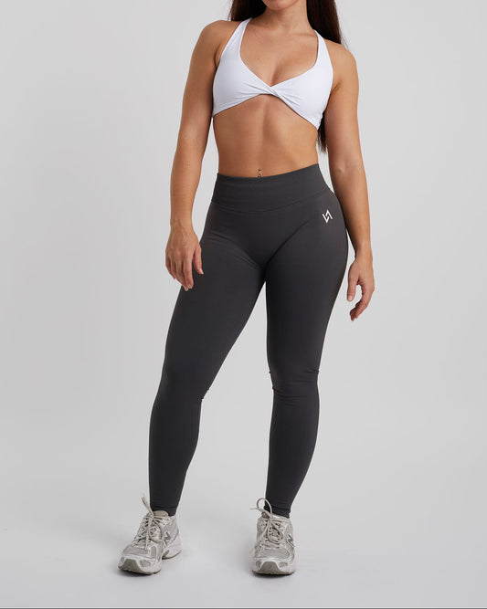 conjunto deportivo top y leggings tiro bajo