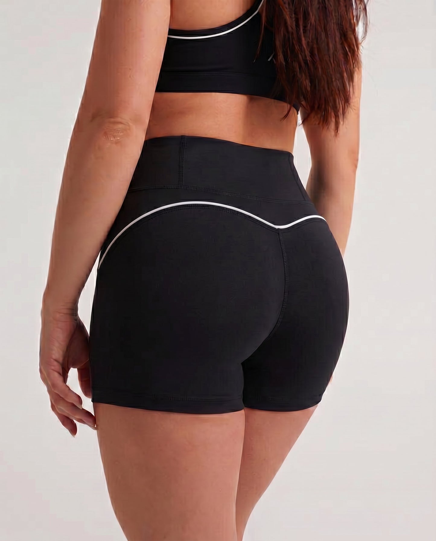 Short extra corto negro Valking - vista trasera