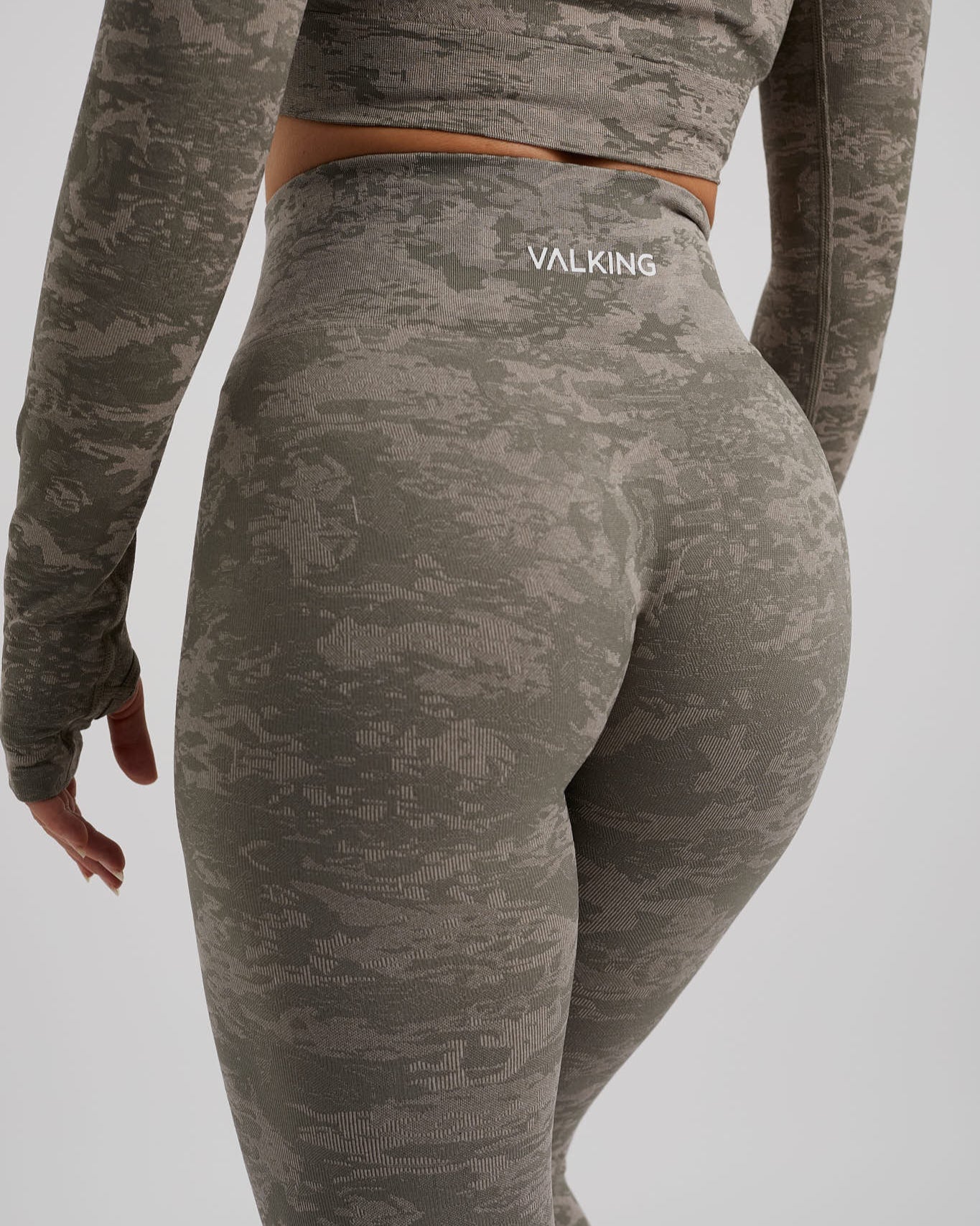 Legging militar verde deportivo para mujer