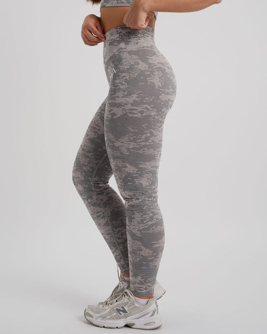 Legging kenia efecto militar color gris para mujer