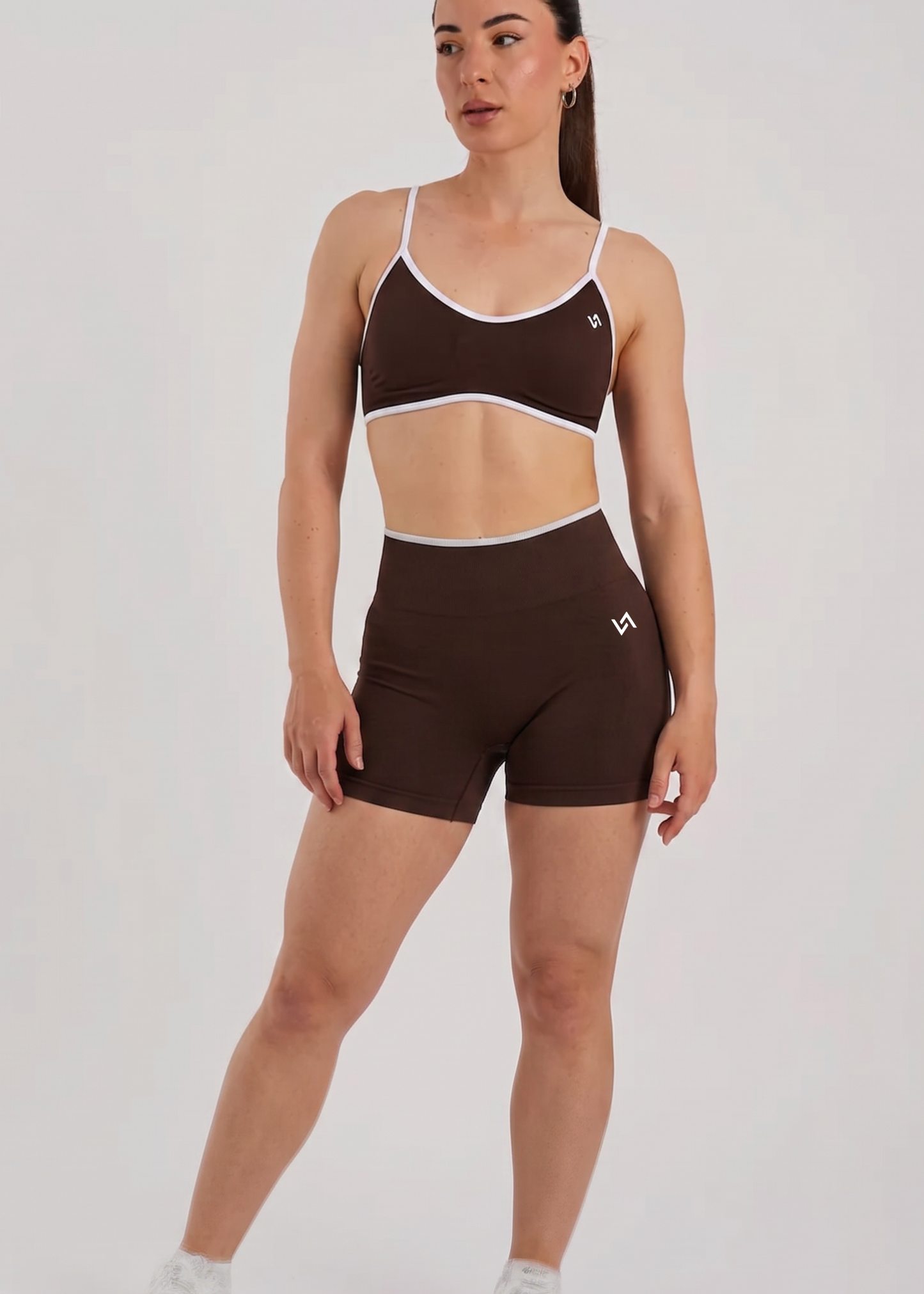 Short sculpt marron oscuro