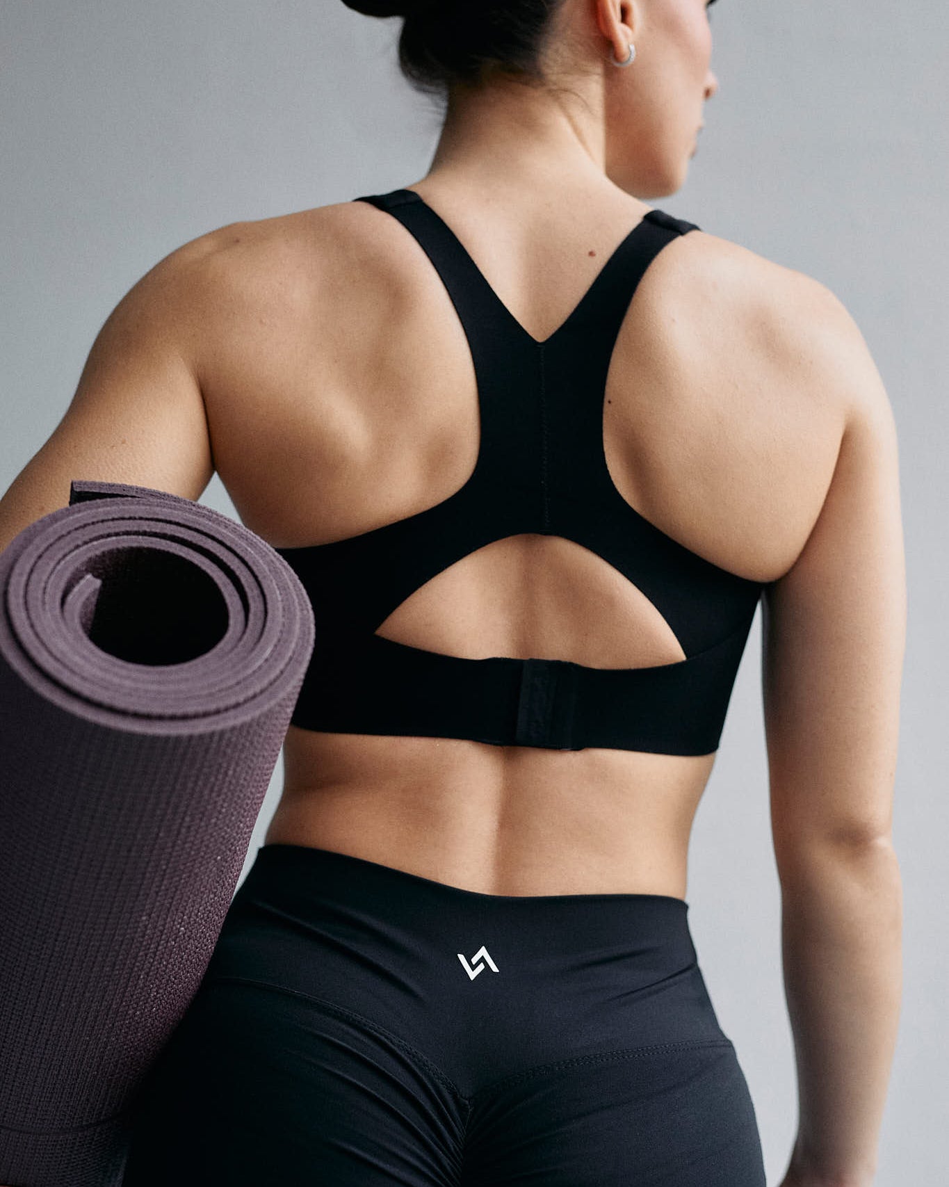 Sujetador deportivo alta sujeción espalda cruzada yoga y pilates