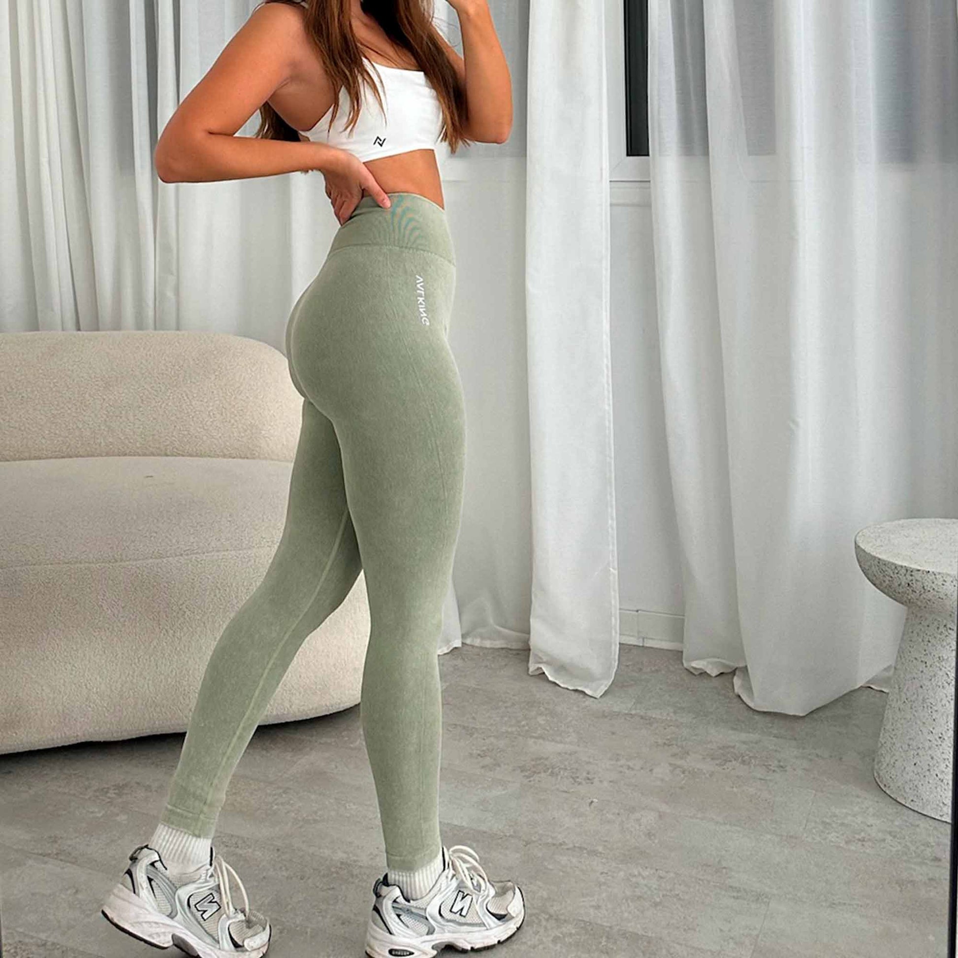 Legging deportivo verde mujer - Viena Valking