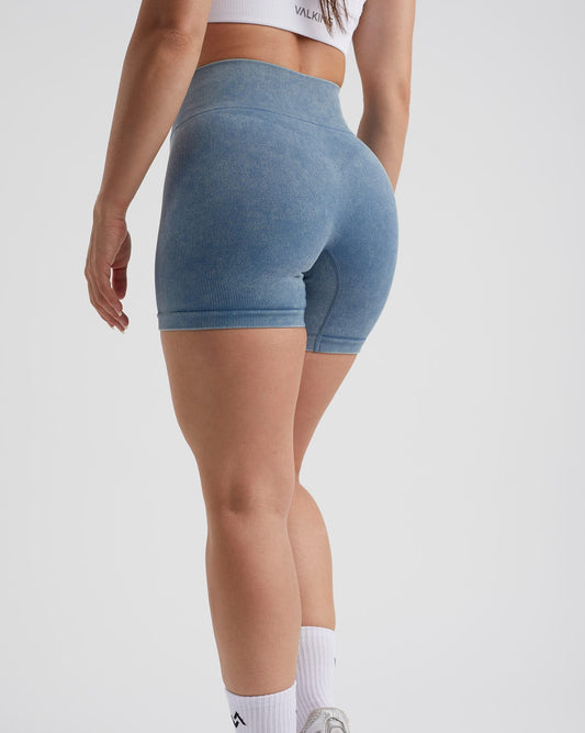 short muy corto color azul para mujr