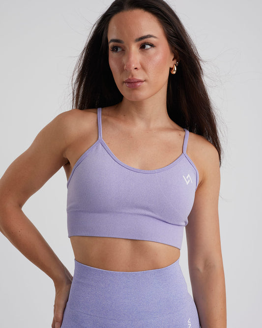 top deportivo tirantes para mujer color lila